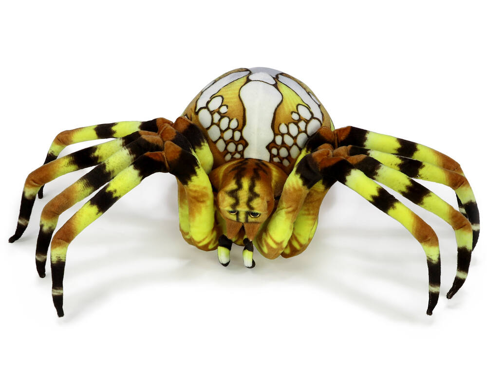Plyšový pavouk 73 cm, žlutý