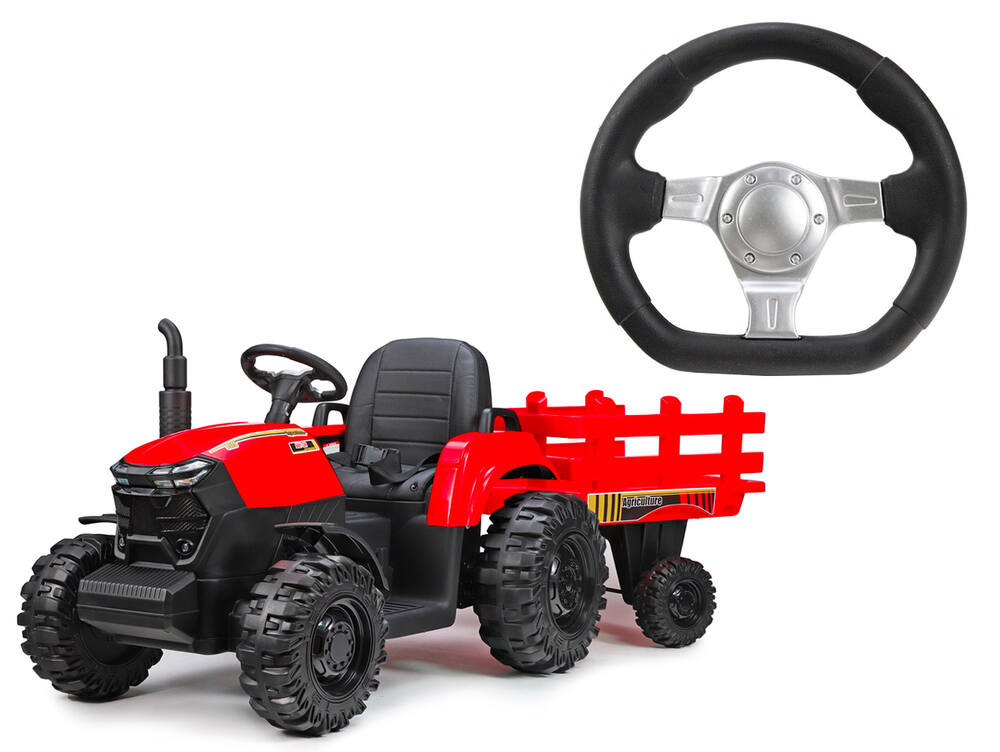 Dětský traktor Forest s vlekem - náhradní volant
