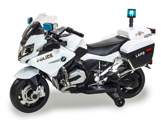 Elektrická policejní motorka pro děti BMW R 1200 RT, bílá