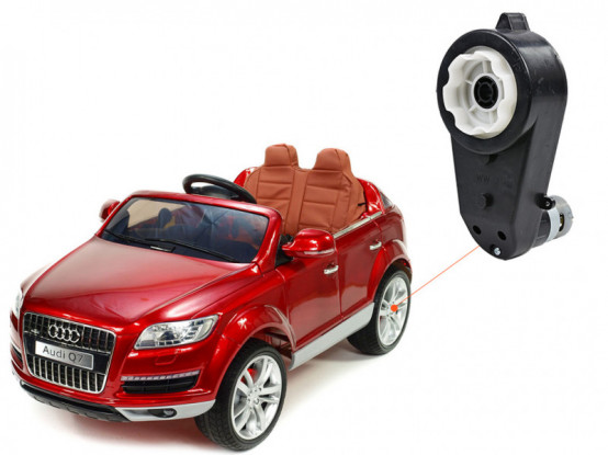 Dětské autíčko Audi Q7 2.4G - náhradní elektrický motor s převodovkou pro pohon kol