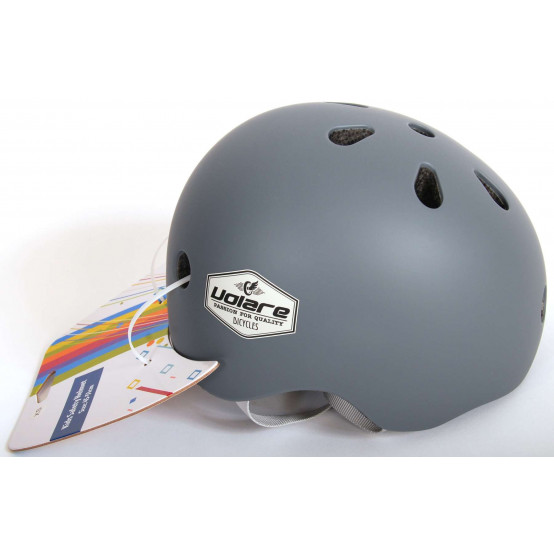 Volare dětská helma na kolo XS, 45-51 cm, šedá