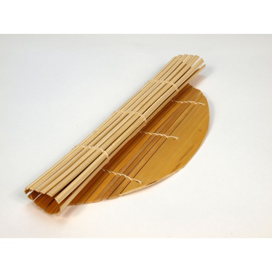Bambusové kulaté prostírání v průměru 30 cm, přírodní provedení