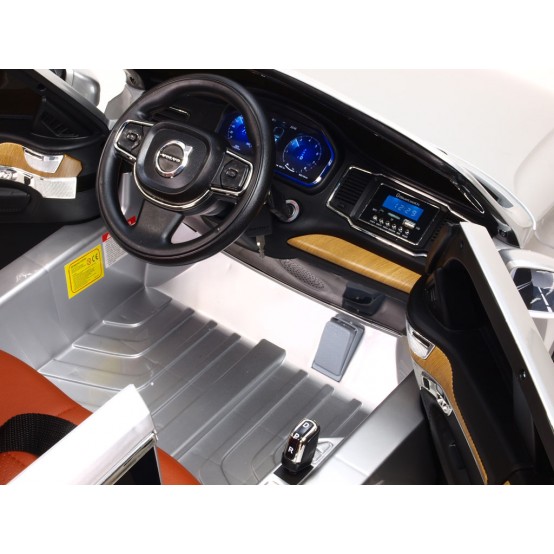 Volvo XC90 s 2.4G dálkovým ovládáním, FM rádio, MP3, USB, SD, otvíratelné dveře, STŘÍBRNÁ METALÍZA