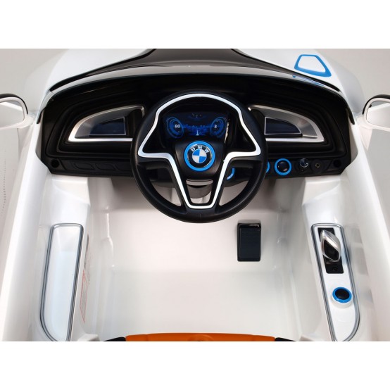 BMW i8 s 2.4G dálkovým ovládáním a xenonovými světly, 12V, BÍLÉ