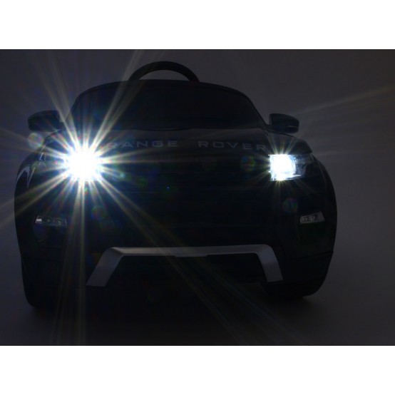 Range Rover Evoque s dálkovým ovládáním a svítícími světly, ČERNÝ
