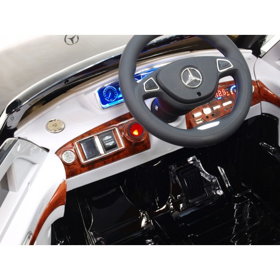 Mercedes-Benz S Class 600 s 2.4G dálkovým ovládáním, luxusní sedačkou a FM rádiem, ČERNÝ