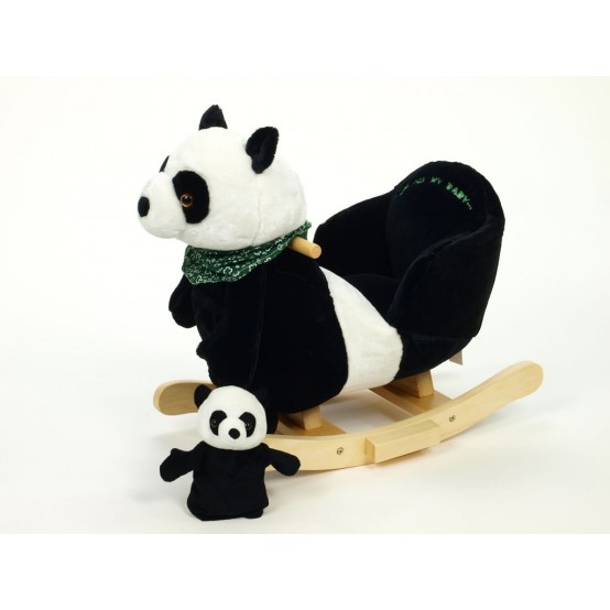 Dětské houpací křesílko Panda s maňáskem