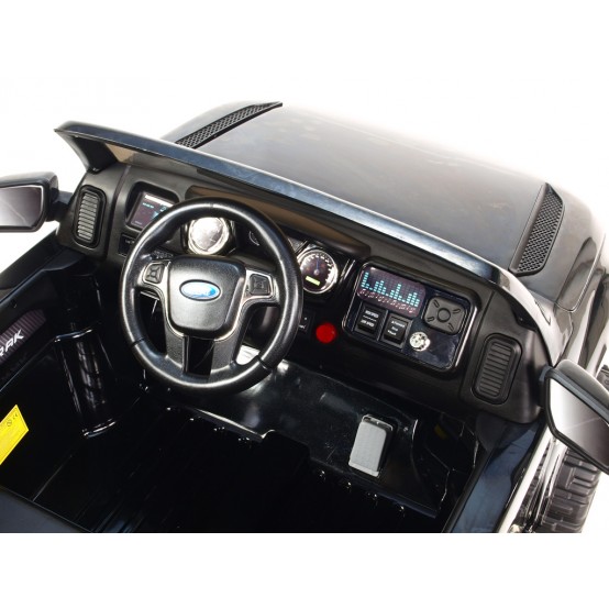 Luxusní elektrické auto Ford Ranger s dálkovým ovládáním a pérováním náprav, ČERNÉ
