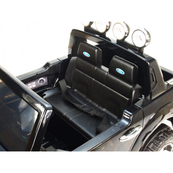 Luxusní elektrické auto Ford Ranger s dálkovým ovládáním a pérováním náprav, ČERNÉ
