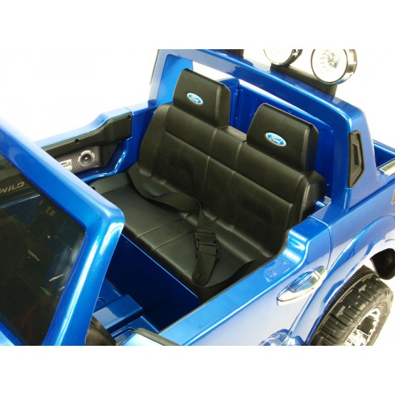 Luxusní elektrické auto Ford Ranger s dálkovým ovládáním a pérováním náprav, MODRÉ