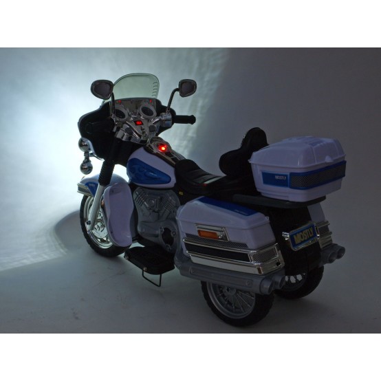 Cestovní motorka Mostly Goldwing se dvěma motory, MP3, voltmetr, 12V, ŽLUTÁ, rozbaleno