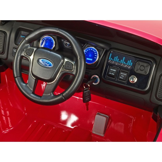 Elektrický džíp Ford Ranger Wildtrak s dálkovým ovládáním a maximální výbavou, RŮŽOVÝ