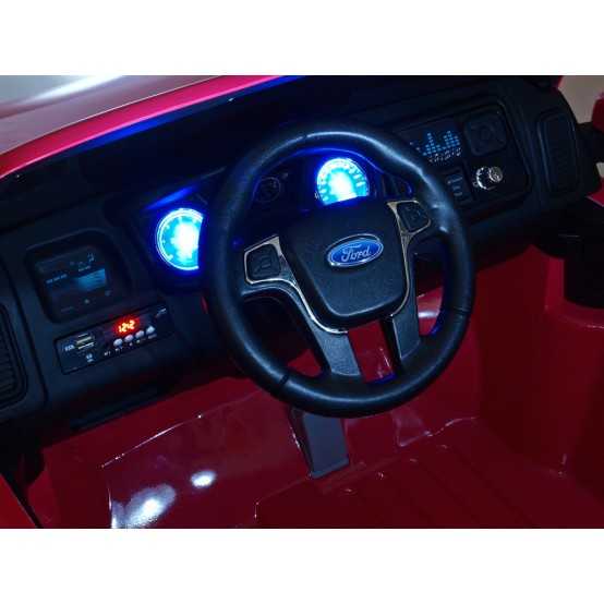 Elektrický džíp Ford Ranger Wildtrak s dálkovým ovládáním a maximální výbavou, RŮŽOVÝ