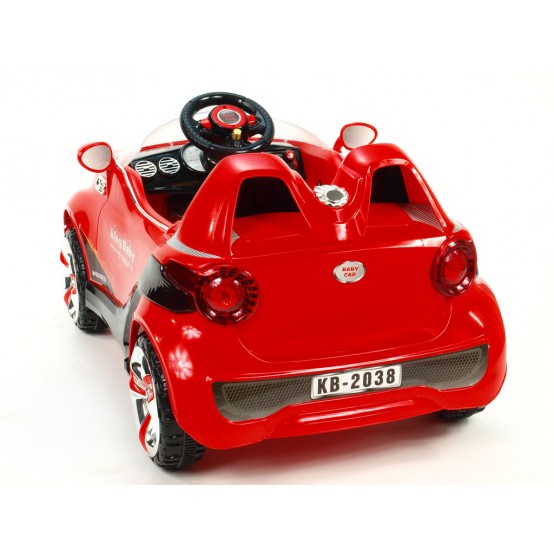 Roztomilé autíčko Ladybird se super světelnými efekty a dálkovým ovládáním, ČERVENÉ