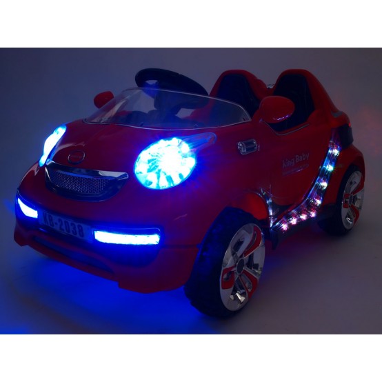 Roztomilé autíčko Ladybird se super světelnými efekty a dálkovým ovládáním, ZELENÉ