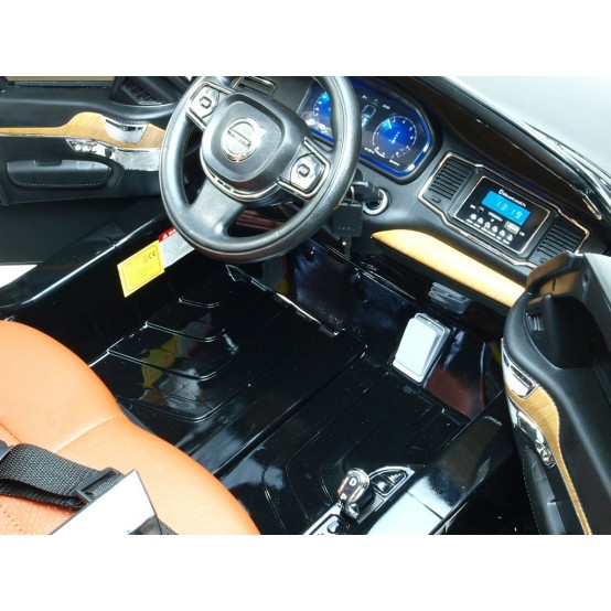 Volvo XC90 s 2.4G D.O., FM rádio, MP3, USB, SD, otvíratelné dveře, 12V, ČERNÁ METALÍZA, rozbaleno
