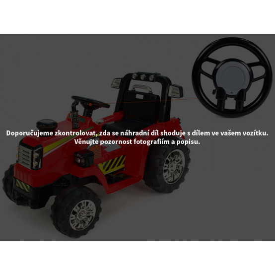 Dětský traktor ZP1007 - náhradní volant