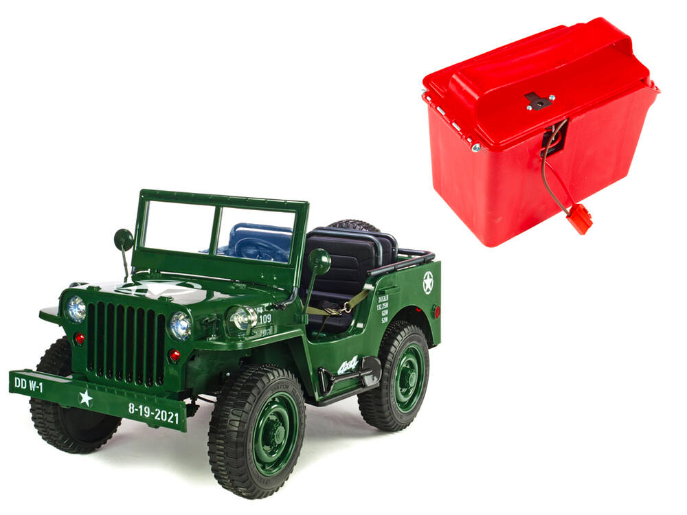Bateriový box pro elektrické autíčko džíp Willys 24V JH101-24V