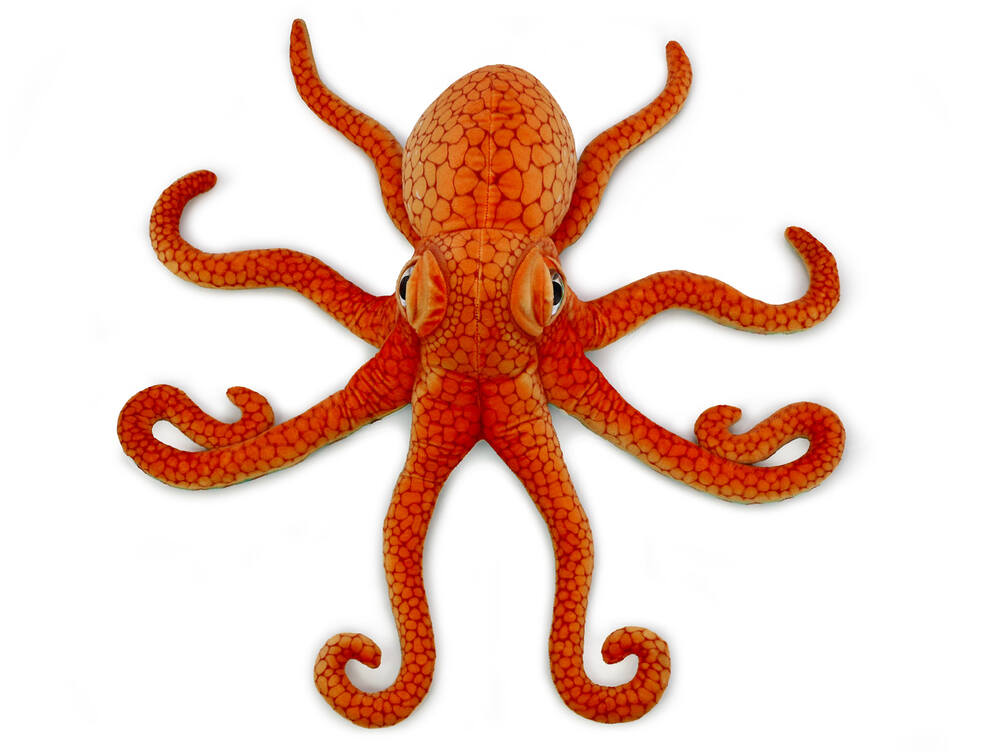 Velká plyšová chobotnice 73 cm