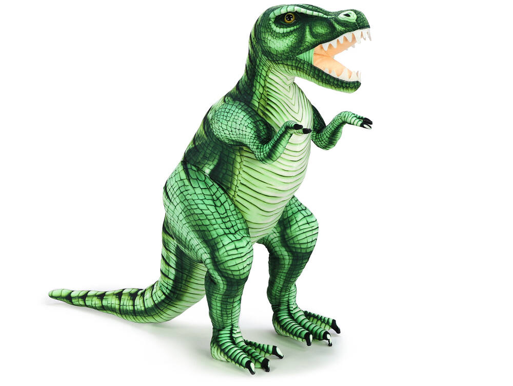 Plyšový velký dinosaurus T-Rex 128 cm, zelený