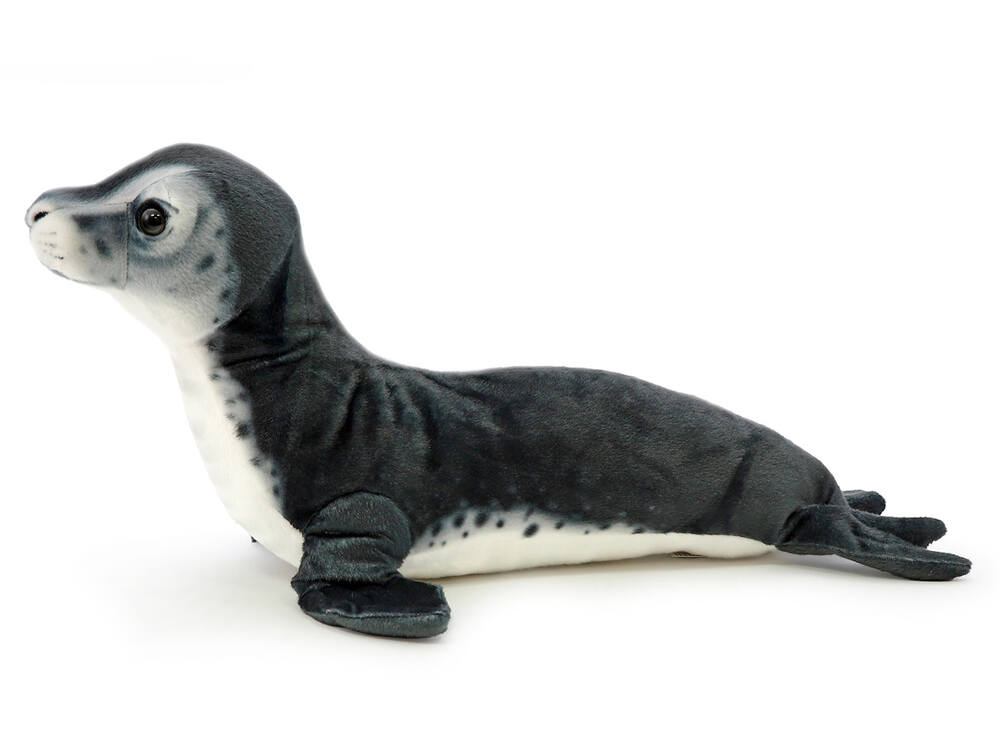 Plyšový tuleň 52 cm, šedý