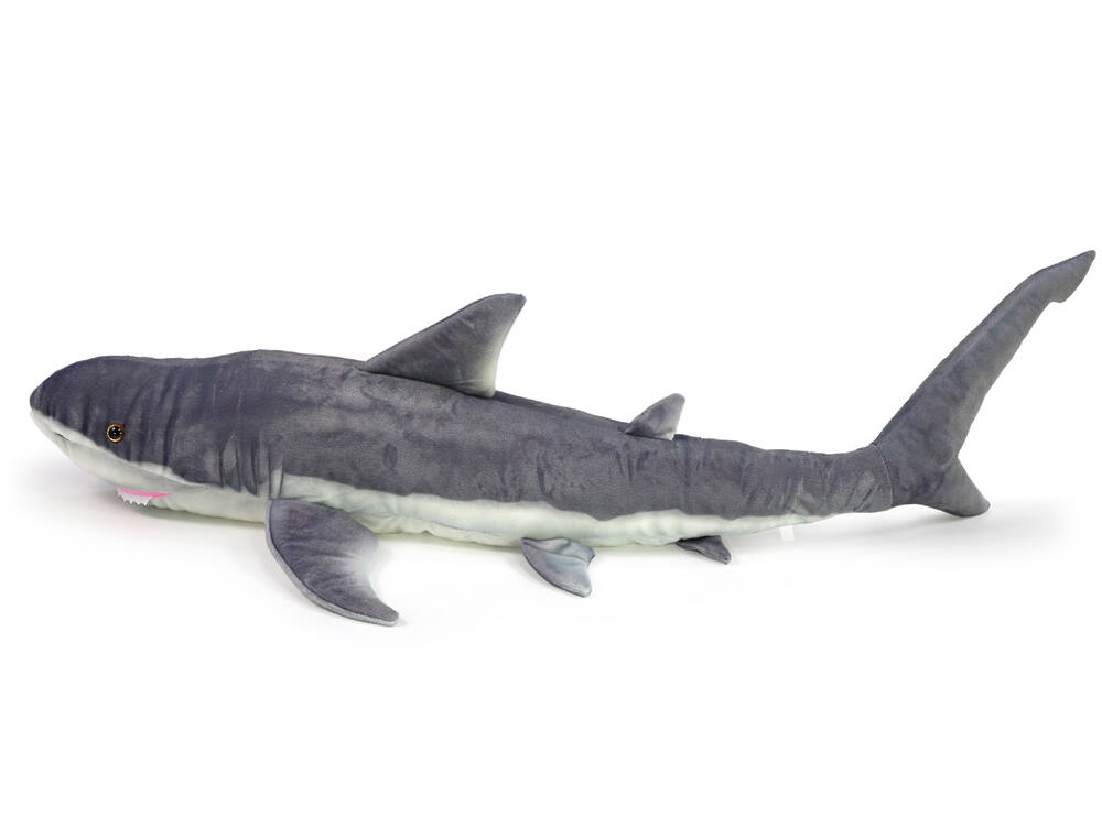Plyšový žralok bílý 130 cm