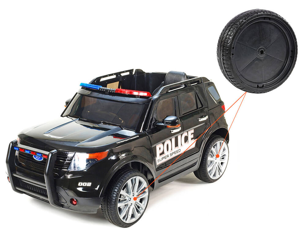 Dětské autíčko džíp USA Police - náhradní kolo EVA univerzální