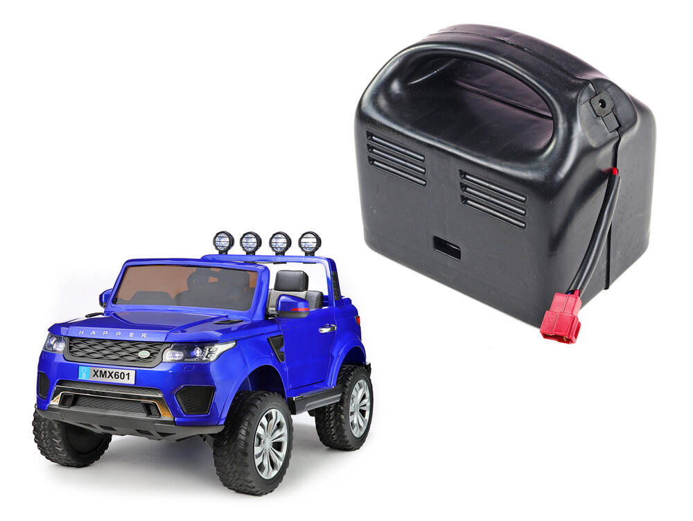 Bateriový vyjímatelný box pro elektrické autíčko Rover Happer, baterie 12V/10Ah