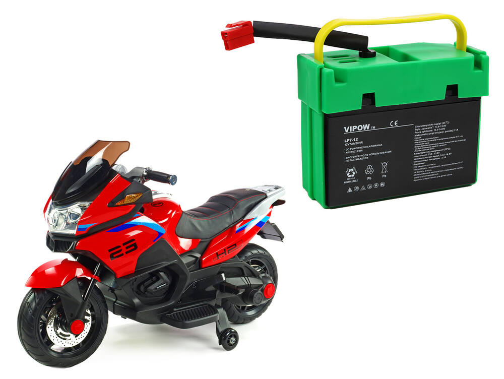 Bateriový vyjímatelný box pro dětskou motorku Topspeed XMX609, baterie 12V/7Ah