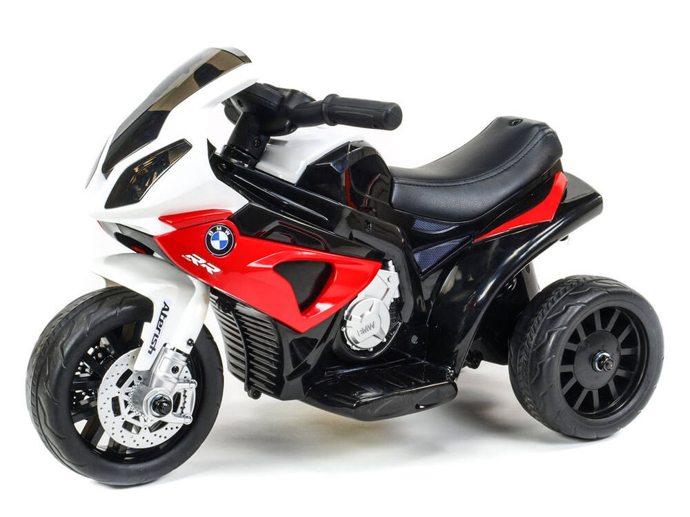 Dětská elektrická mini motorka BMW S1000RR, červená