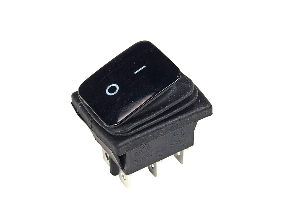 Vypínač O-I (ON/OFF) s gumovou manžetou 6 pin