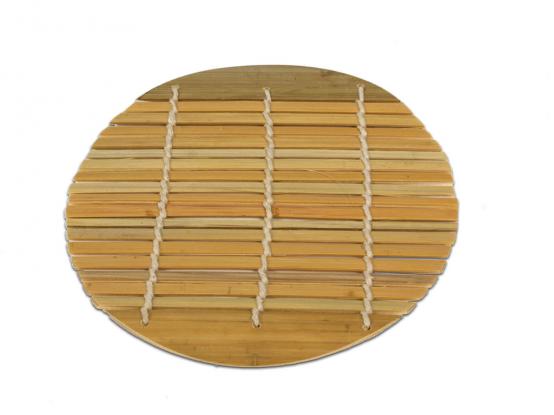 Prostírání kulaté z bambusu, průměr 15 cm