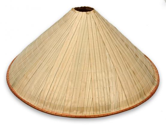 Stínítko na lampičku z palmy, průměr 42 cm