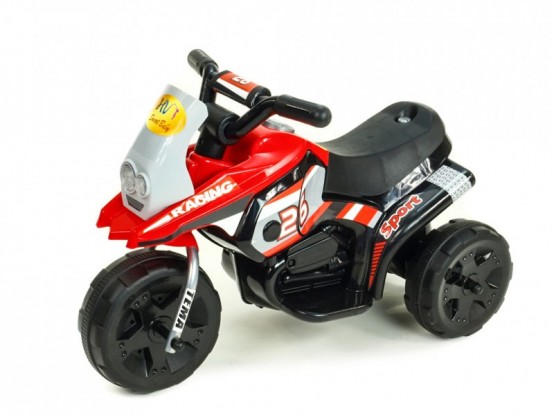 Dětská elektrická mini motorka Racing Sport, červená