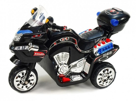 Dětská elektrická motorka FX, černá