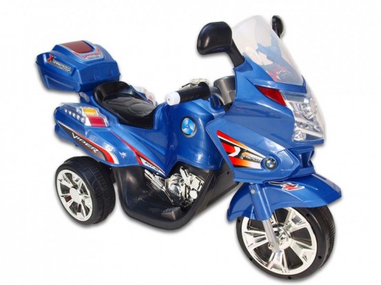 Dětská elektrická motorka Highway Police, modrá