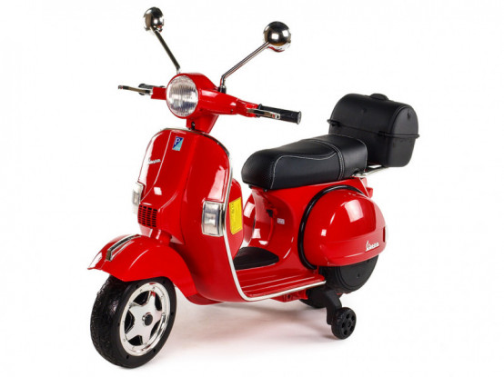 Dětská motorka skútr Piaggio Vespa PX150, červená lakovaná