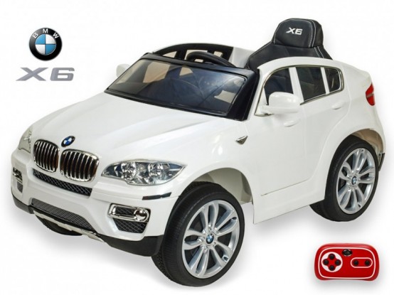 Dětské elektrické autíčko BMW X6, bílé