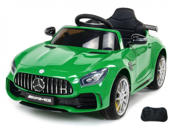 Dětské elektrické autíčko Mercedes-Benz AMG GT R, zelené lakované