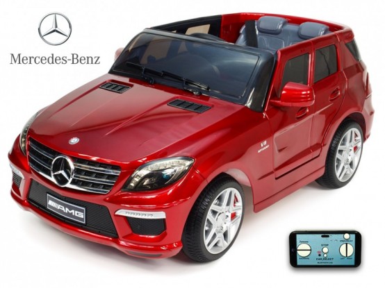Elektrické autíčko Mercedes-Benz ML63 AMG, červená metalíza