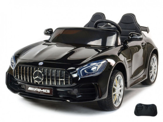 Dvoumístné elektrické autíčko Mercedes-AMG GT R 4x4, lakované černé