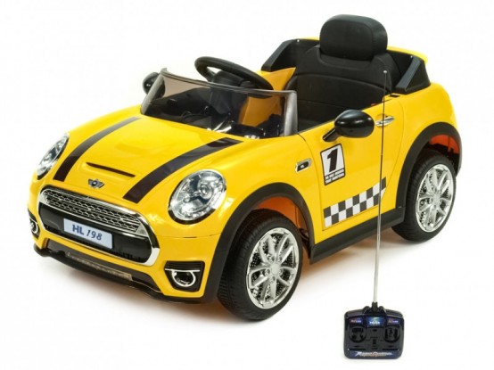 Dětské elektrické autíčko Morísek, žluté
