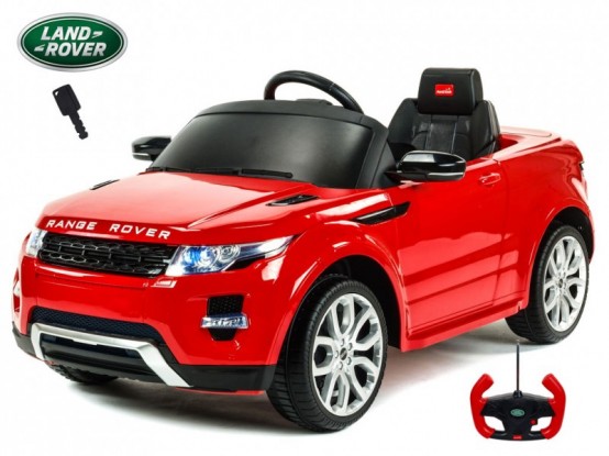 Elektrické autíčko pro děti Range Rover Evoque, červené