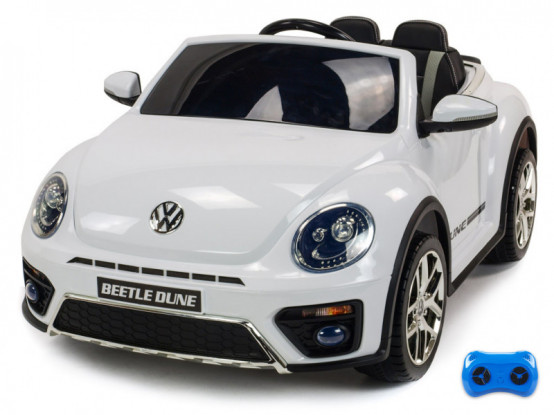 Dětské elektrické autíčko Volkswagen Beetle Dune, bílé lakování