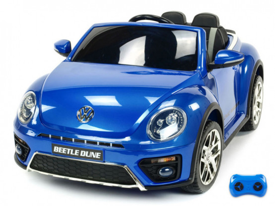 Dětské elektrické autíčko Volkswagen Beetle Dune, modré lakování