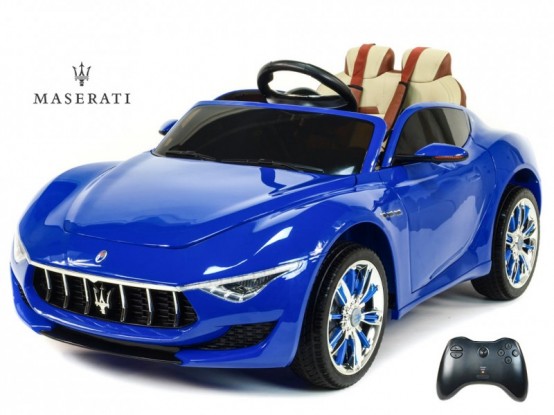 Dětské elektrické auto Maserati Alfieri, modré, rozbaleno