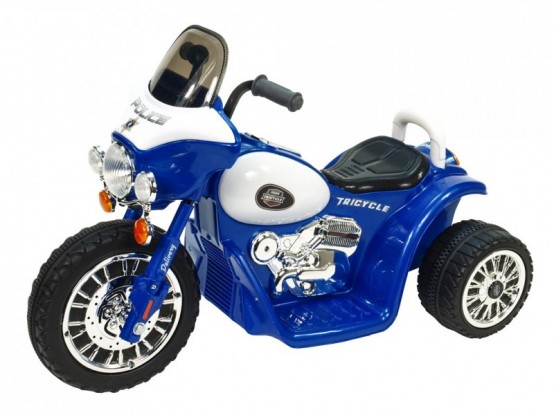 Elektrická motorka pro děti Harleyek Speedy, modrá