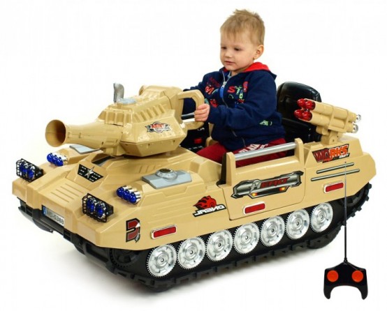 Dětský elektrický Tank Army Hero