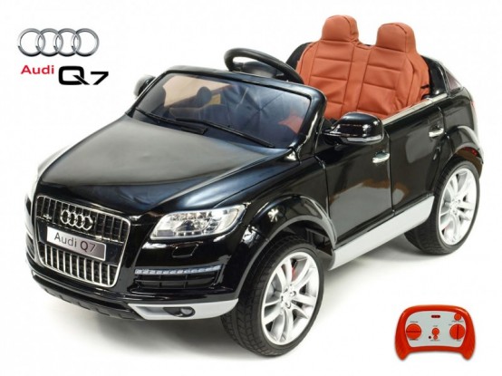 Elektrické auto pro děti Audi Q7, 2.4G dálkové ovládání, černé