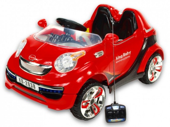 Elektrické autíčko pro děti Ladybird, červené